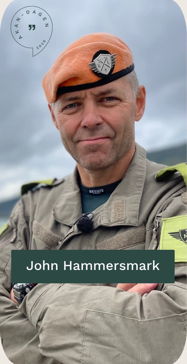 John Hammersmark — foredragsholder på Akan-dagen 2026